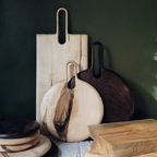 Rectangular serving tray - Maple or walnut