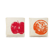 Load image into Gallery viewer, SNACK BAGS - APPLE AND ORANGE DUO 