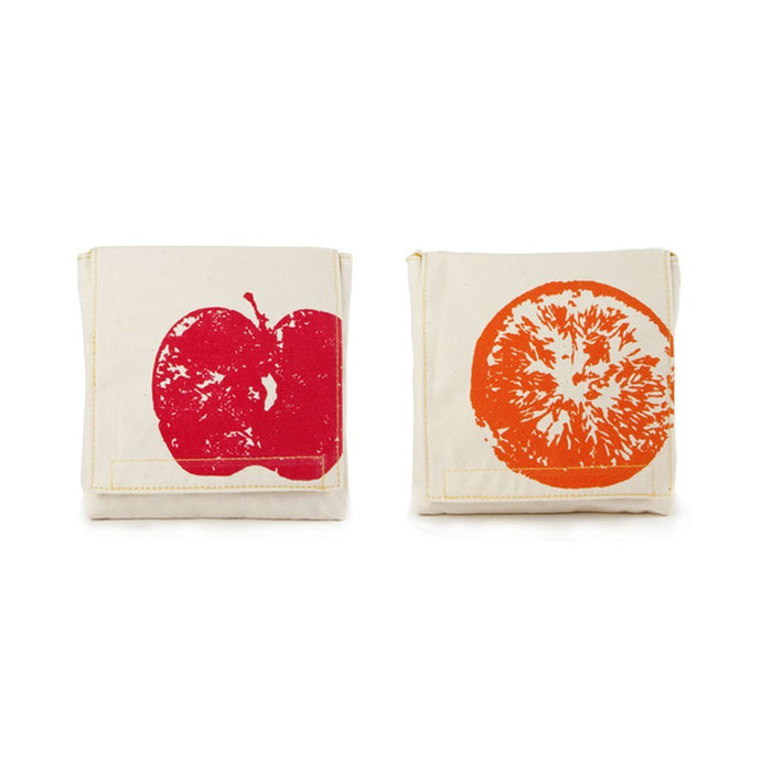 SNACK BAGS - APPLE AND ORANGE DUO 