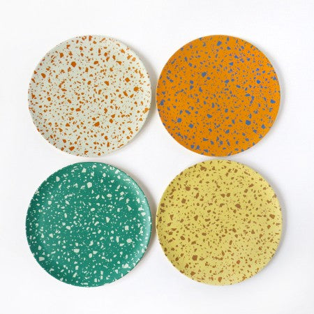 BAMBOO PLATES - SMALL TERAZZO