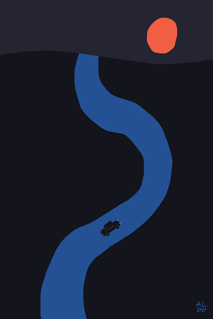 WINDING ROAD - POSTER